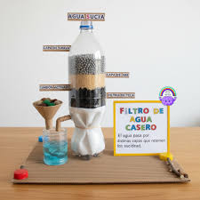 Filtrador de agua casero